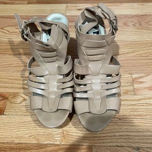 G by Guess nude wedges